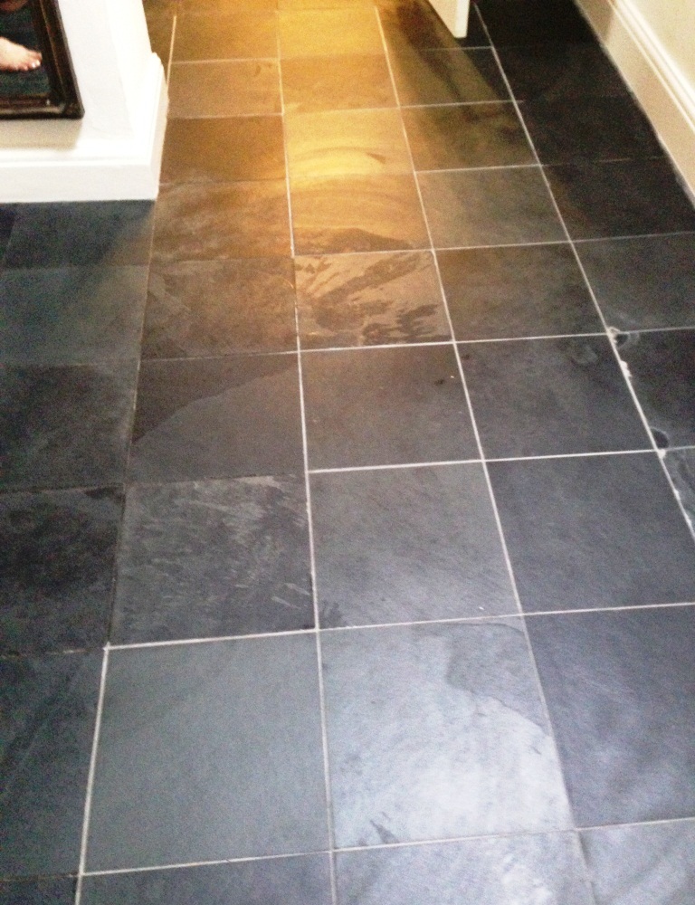 Slate Kitchen Floor After Cleaning Sealing Scunthorpe