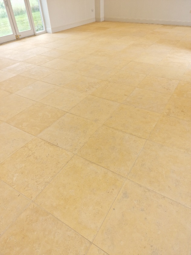 Limestone Floor After Cleaning Sealing Doddington Hall Lincoln