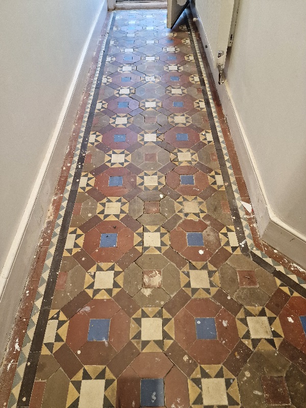 Victorian Floor Before Restoration Scunthorpe