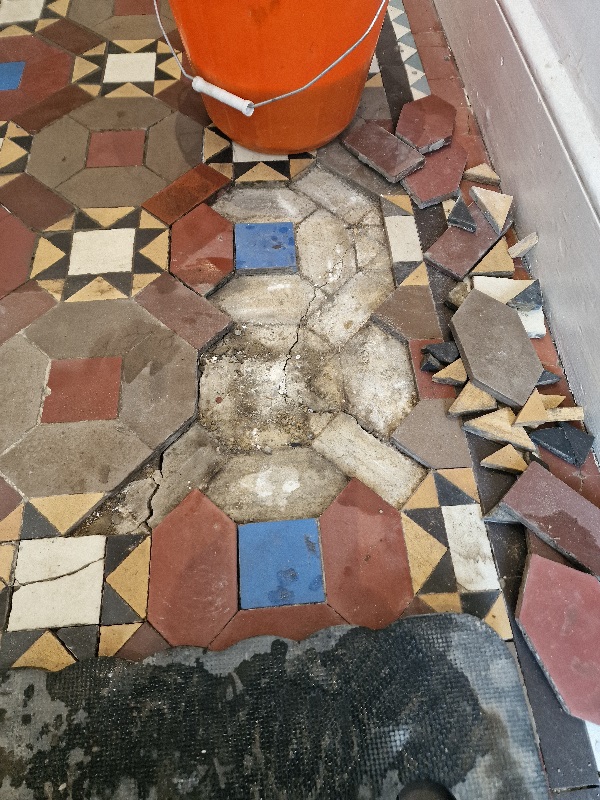 Victorian Floor During Restoration Scunthorpe