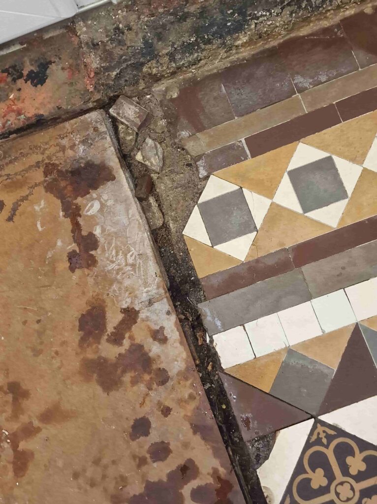 Victorian Floor Before Renovation Cleethorpes