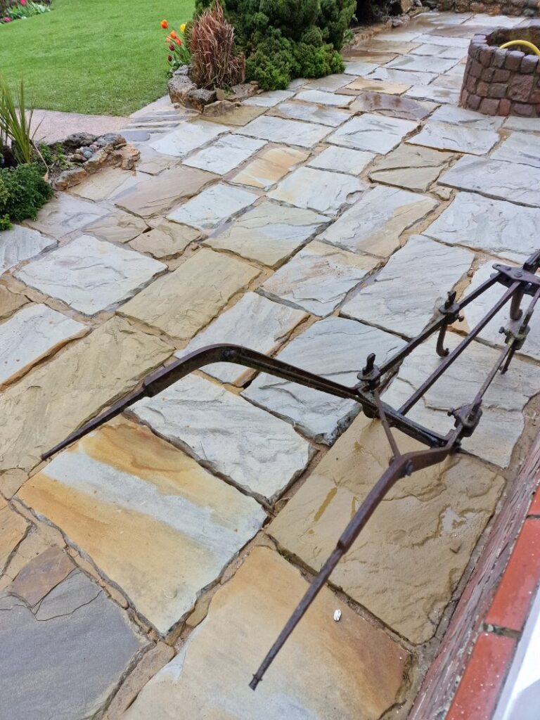 Sandstone Patio After Cleaning Caistor