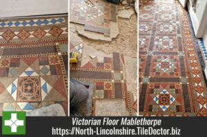 Victorian Tiled Hallway Floor Restoration Mablethorpe